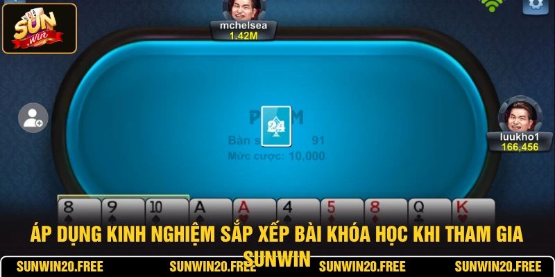 Áp dụng kinh nghiệm sắp xếp bài khóa học khi tham gia SUNWIN