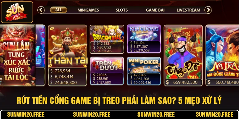 Rút Tiền Cổng Game Bị Treo Phải Làm Sao? 5 Mẹo Xử Lý